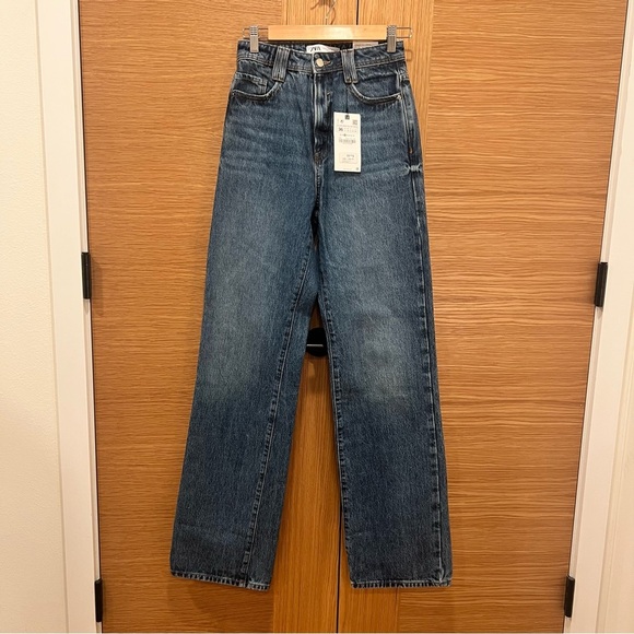 Zara Z1975 Straight Leg Full Length Jeans (US 4) - Picture 1 of 8